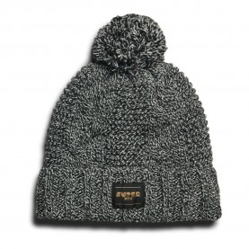 шапка,всички,шапки,superdry,cable,beanie,black,fleck,(grey)