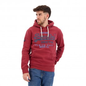 суичър,мъжки,пуловери,superdry,classic,vintage,logo,heritage,hoodie,red