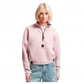 блуза,дамски,блузи,superdry,code,tech,half,zip,sweatshirt,dusky,pink,(pink)