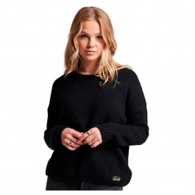 блуза,дамски,пуловери,дамски,плетени,дрехи,superdry,essential,sweater,eclipse,navy,(blue)