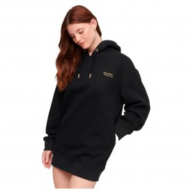 рокля,дамски,поли,и,рокли,superdry,essential,hooded,sweat,long,sleeve,short,dress,black