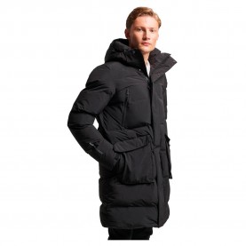 яке,мъжки,якета,superdry,longline,padded,jacket,black
