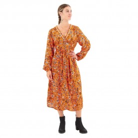 рокля,дамски,поли,и,рокли,superdry,printed,v,tea,long,sleeve,midi,dress,orange,(winterbloom,orange)