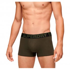 боксерки,мъжко,бельо,superdry,trunk,boxers,2,units,winter,khaki,grit,(brown)