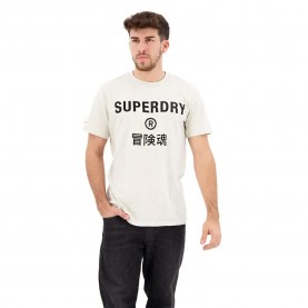 тениска,мъжки,тениски,superdry,workwear,logo,vintage,short,sleeve,t,shirt,oatmeal,grey,marl,(beige)