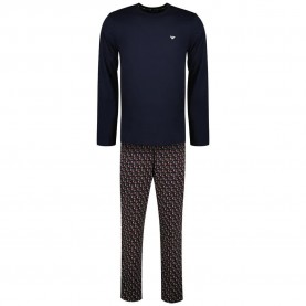 пижама,мъжки,пижами,emporio,armani,111791,long,sleeve,pyjama,st.marine,marine,(blue)