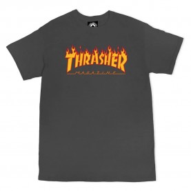 тениска,мъжки,тениски,thrasher,flame,short,sleeve,t,shirt,orange,(charcoal,grey)