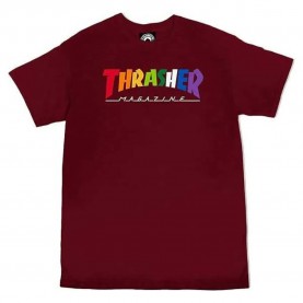 тениска,мъжки,тениски,thrasher,rainbow,maroon,short,sleeve,t,shirt,red,(maroon)