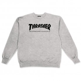 блуза,мъжки,пуловери,thrasher,skatemag,crew,sweatshirt,grey,(grey)