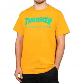 тениска,мъжки,тениски,thrasher,skatemag,short,sleeve,t,shirt,yellow,(gold)
