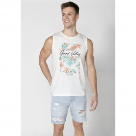 тениска,мъжки,тениски,koroshi,2311ms61,sleeveless,t,shirt,white,(white)