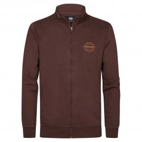 блуза,мъжки,пуловери,petrol,industries,141,full,zip,sweatshirt,brown