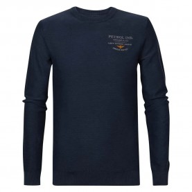 Блуза Petrol industries 233 sweater - Blue (Midnight Navy) блуза,мъжки,пуловери,дамски,пуловери,petrol,industries,233,sweater,blue,(midnight,navy)