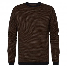 блуза,мъжки,пуловери,petrol,industries,238,sweater,brown