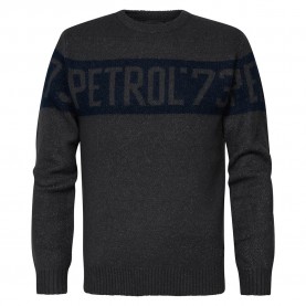 блуза,мъжки,пуловери,petrol,industries,276,round,neck,sweater,grey