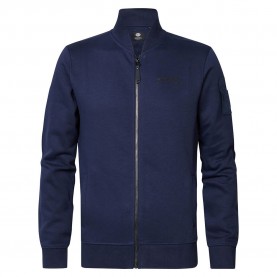 блуза,мъжки,пуловери,petrol,industries,335,full,zip,sweatshirt,blue