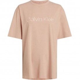 тениска,дамски,тениски,calvin,klein,000qs7069e,short,sleeve,t,shirt,stone,grey,(beige)