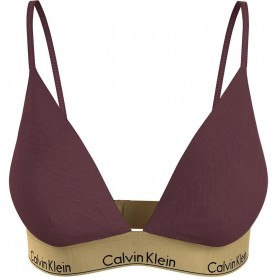 дамско,бельо,дамски,бикини,и,танкини,calvin,klein,unlined,triangle,bra,tawny,port,(purple)