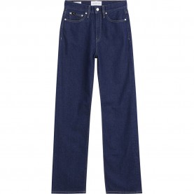 дънки,дамски,панталони,calvin,klein,jeans,high,rise,straight,jeans,blue