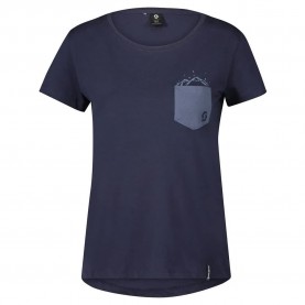 Тениска Scott Pocket short sleeve T-shirt - Blue (Dark Blue) тениска,мъжки,тениски,дамски,тениски,scott,pocket,short,sleeve,t,shirt,blue,(dark,blue)