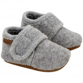 бебешки,пантофи,детски,сандали,и,чехли,enfant,baby,wool,slippers,grey,melange,(grey)