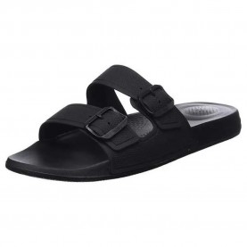 мъжки,джапанки,и,чехли,fitflop,iqushion,two,bar,buckle,slides,black