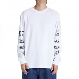 тениска,мъжки,тениски,dc,shoes,all,smiles,long,sleeve,t,shirt,white