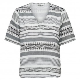 риза,с,къс,ръкав,дамски,блузи,дамски,ризи,only,nora,short,sleeve,shirt,grey,(black,aop,new,partisan)