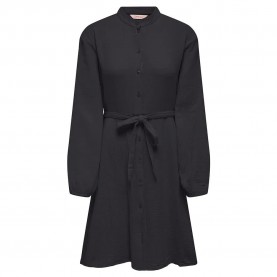 рокля,дамски,поли,и,рокли,only,thyra,long,sleeve,dress,phantom,(black)