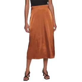 пола,дамски,поли,и,рокли,vila,shima,high,waist,midi,skirt,caramel,café,(brown)