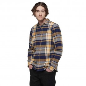 риза,с,дълъг,ръкав,мъжки,ризи,black,diamond,project,flannel,long,sleeve,shirt,indigo,gold,plaid,(brown,blue)