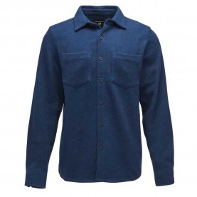 риза,с,дълъг,ръкав,мъжки,ризи,black,diamond,project,heavy,flannel,long,sleeve,shirt,blue,(indigo)