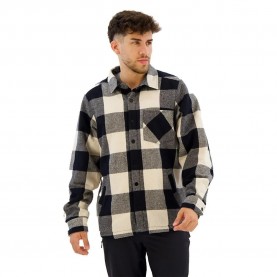 риза,с,дълъг,ръкав,мъжки,ризи,black,diamond,project,lined,flannel,long,sleeve,shirt,black,off,white,plaid,(multicolor)