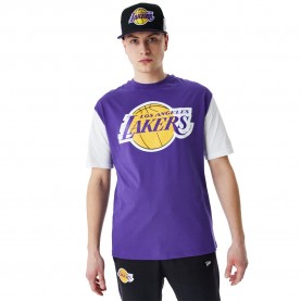 тениска,мъжки,тениски,new,era,los,angeles,lakers,nba,color,insert,short,sleeve,t,shirt,purple