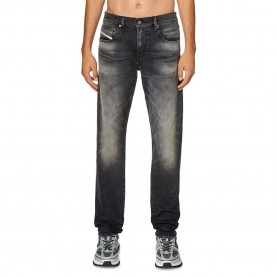 дънки,мъжки,панталони,diesel,2019,strukt,jeans,black,denim,(grey)