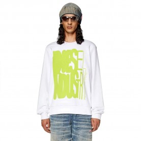 блуза,мъжки,пуловери,diesel,ginn,k37,sweatshirt,white