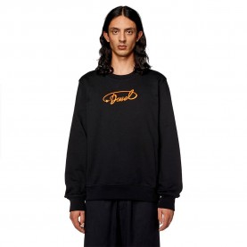 блуза,мъжки,пуловери,diesel,ginn,l6,sweatshirt,black