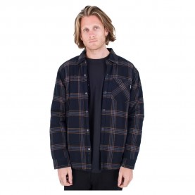 риза,с,дълъг,ръкав,мъжки,ризи,hurley,portland,sherpa,long,sleeve,shirt,black