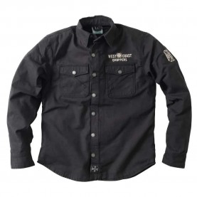 риза,с,дълъг,ръкав,мъжки,ризи,west,coast,choppers,forged,riding,long,sleeve,shirt,black,(black)