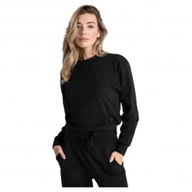 блуза,дамски,блузи,lolë,om,tech,sweatshirt,black,(black,beauty)