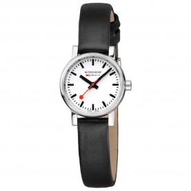 Часовник Mondaine Evo 2 Petite woman watch - Silver (Black) часовник,часовници,mondaine,evo,2,petite,woman,watch,silver,(black)