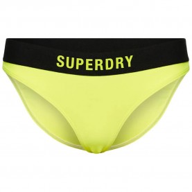 Superdry Code Elastic bikini bottom - Yellow (Electric Lime) дамски,бански,костюми,superdry,code,elastic,bikini,bottom,yellow,(electric,lime)