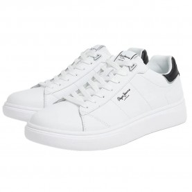 маратонки,мъжки,маратонки,pepe,jeans,eaton,basic,trainers,white