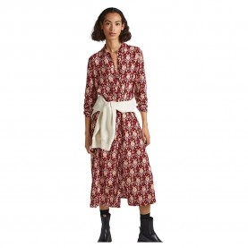 рокля,дамски,поли,и,рокли,pepe,jeans,gloria,long,sleeve,dress,red