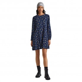 рокля,дамски,поли,и,рокли,pepe,jeans,inma,long,sleeve,dress,multicolor