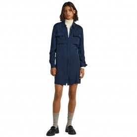 рокля,дамски,поли,и,рокли,pepe,jeans,itziar,long,sleeve,dress,blue