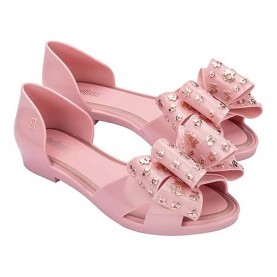 обувки,дамски,обувки,melissa,seduction,vi,ballet,pumps,pink,bronze,(pink)