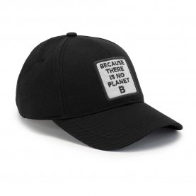 шапка,всички,шапки,ecoalf,patchalf,because,cap,black