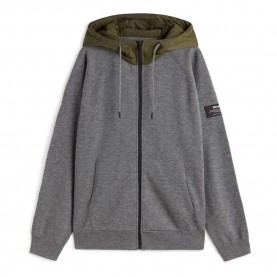 блуза,мъжки,пуловери,ecoalf,peralalf,full,zip,sweatshirt,grey,melange,(grey)