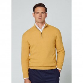 блуза,мъжки,пуловери,hackett,merino,half,zip,sweater,yellow